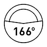 166° FOV